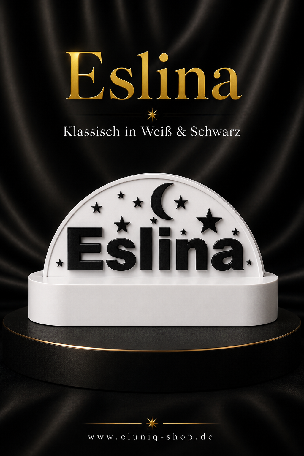 Personalisiertes LED-Nachtlicht mit Namen