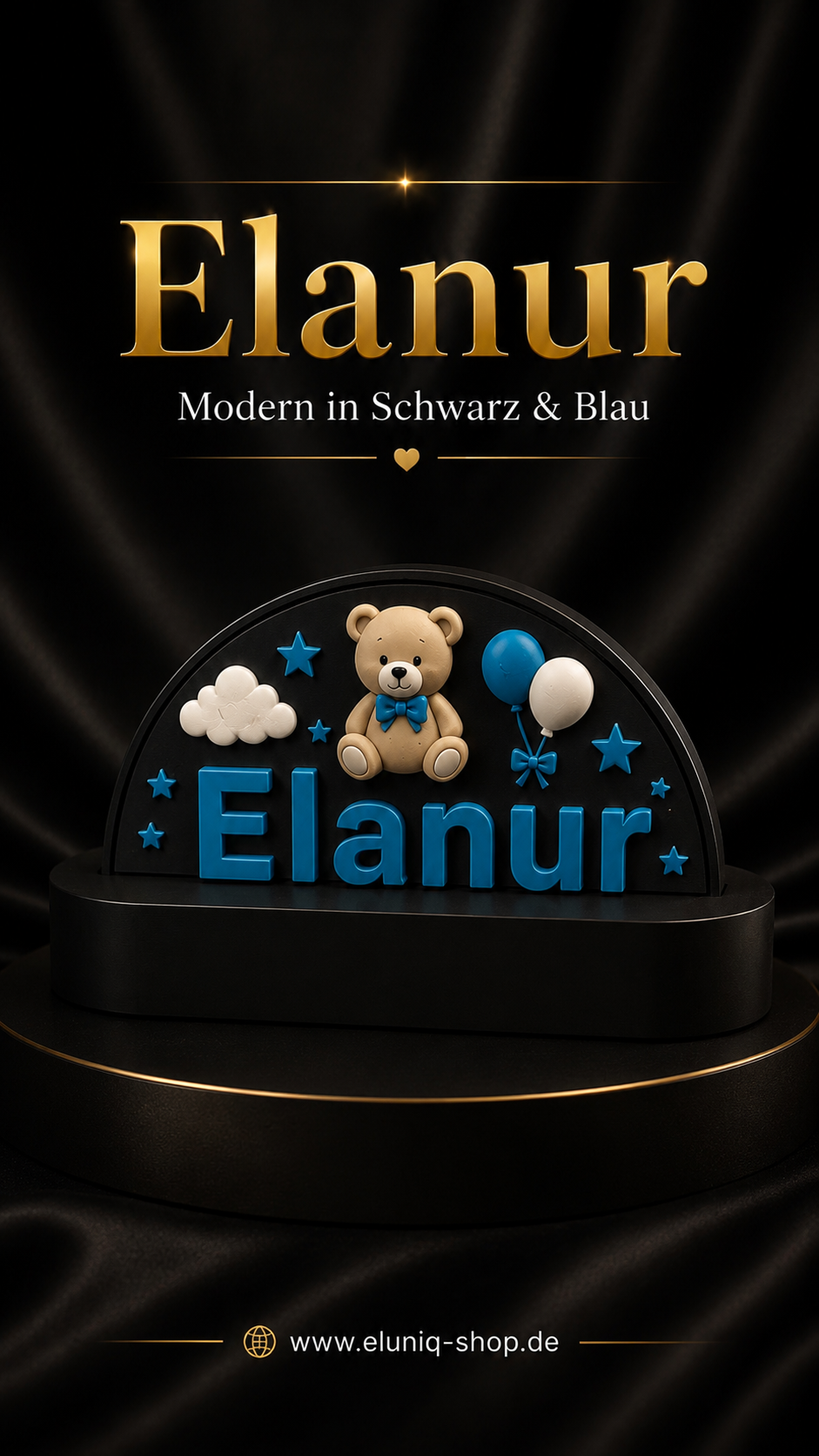 Personalisiertes LED-Nachtlicht mit Namen