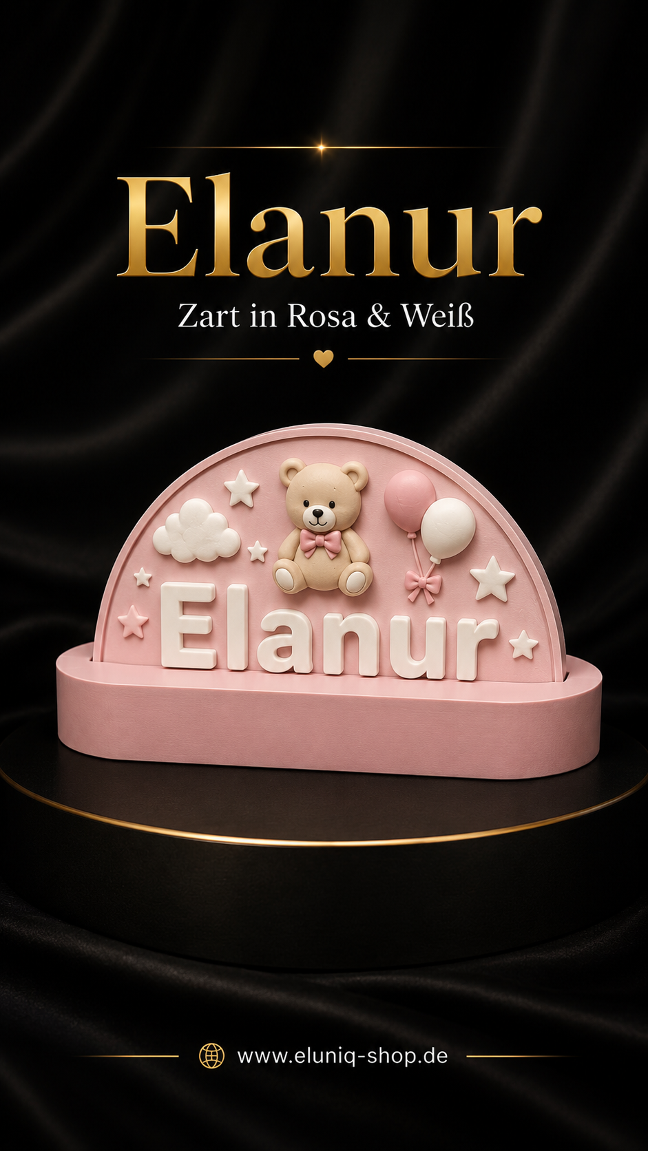 Personalisiertes LED-Nachtlicht mit Namen